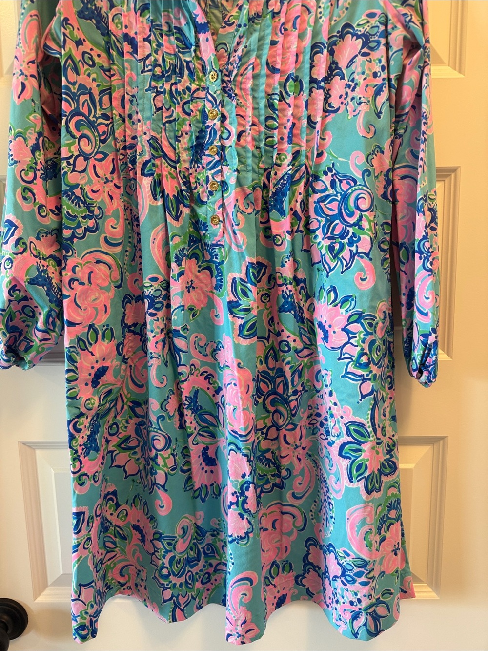 Lilly Pulitzer Seana UPF 50+ Chillylilly M Jungle Sunrise - Picture 5 of 9
